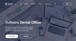 Desktop Screenshot of dentaloffice.com.br